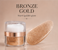 Bronze-gold highlighter powder