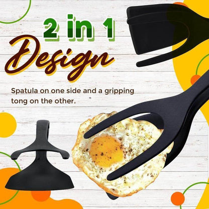 🌞Summer Hot Price Only Today-2 In 1 Grip Flip Tongs