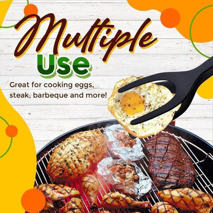 🌞Summer Hot Price Only Today-2 In 1 Grip Flip Tongs