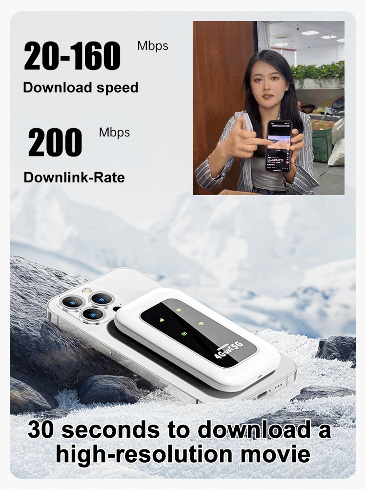 ✨LAST DAY SALE 35% OFF🛜All-network portable wifi-Power on and use, free for life