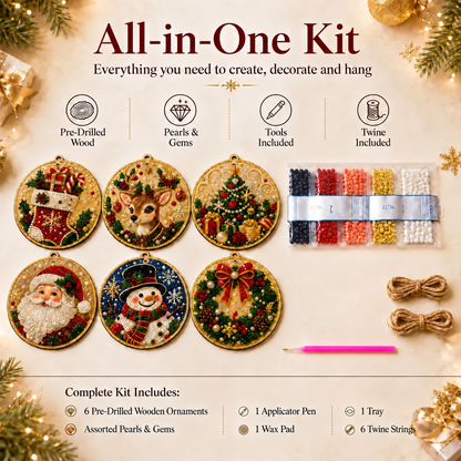 🔥Christmas Sale 49% OFF🎄 DIY Diamond Painting Ornaments Kit