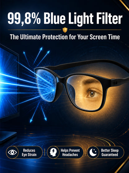 Multifocal Ultra-Light Sports Reading Glasses for Day and Night Use
