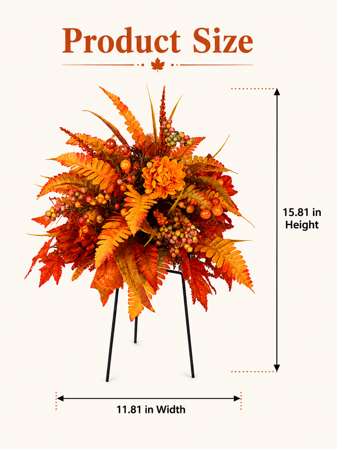 🔥Autumn Sale - 50% Off🍂Autumn Harvest Floral Garden Stake Arrangement