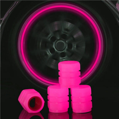 🚗Glow-in-the-Dark Tire Caps 💡
