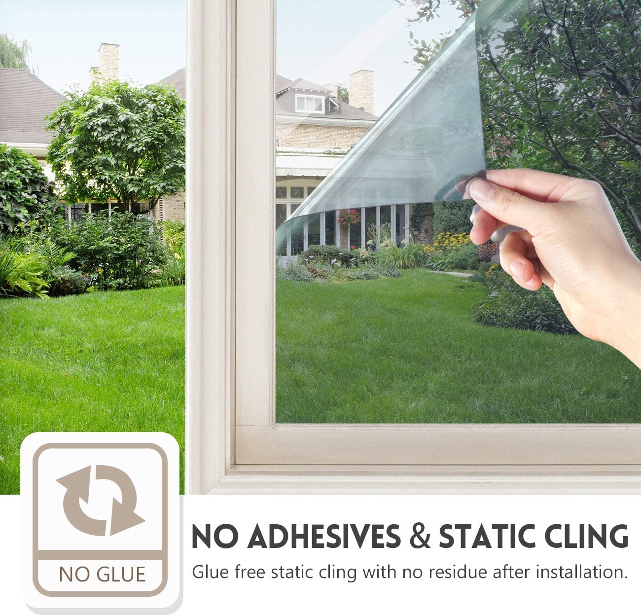 ☀Privacy Sun Blocking Anti UV Reflective Window Film