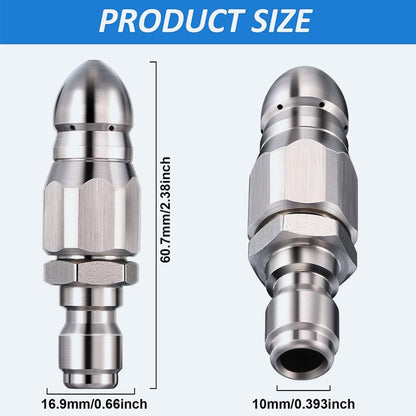 🌀1/4" Quick Connect Stainless Nozzle