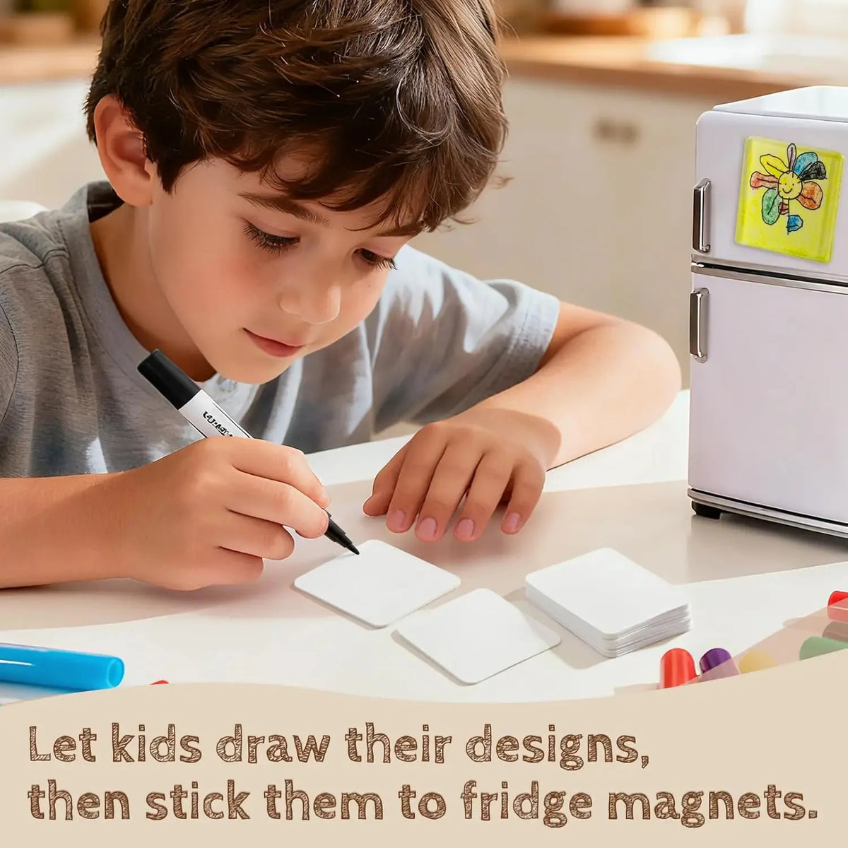 🎊 Holiday Must-Haves 🔥DIY Acrylic Fridge Magnets – Create Your Own Personalized Memories