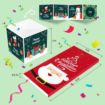 ✨Buy 1 Free 1 ✨Christmas Exploding Confetti Surprise Card – Pop-Up Joy in Every Envelope 🎄✨
