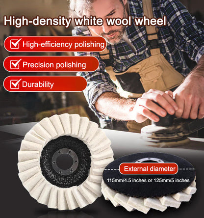 ⏳LAST DAY 50% OFF⏰Century-old Wool Felt Flap Wheel, sanding and fine finishing 2-in-1