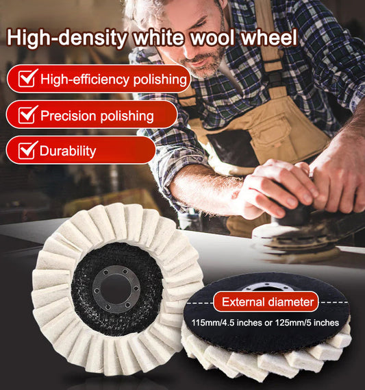 ⏳LAST DAY 50% OFF⏰Century-old Wool Felt Flap Wheel, sanding and fine finishing 2-in-1