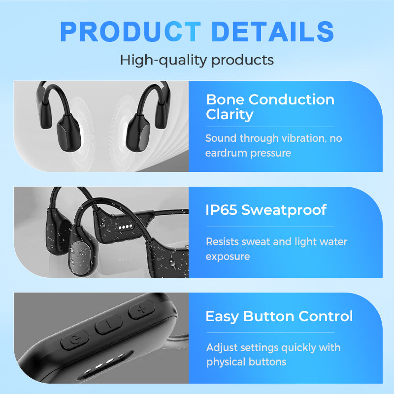 💥🎁 The Perfect Father’s Day Gift – Smart Bone Conduction Hearing Earphones🔥