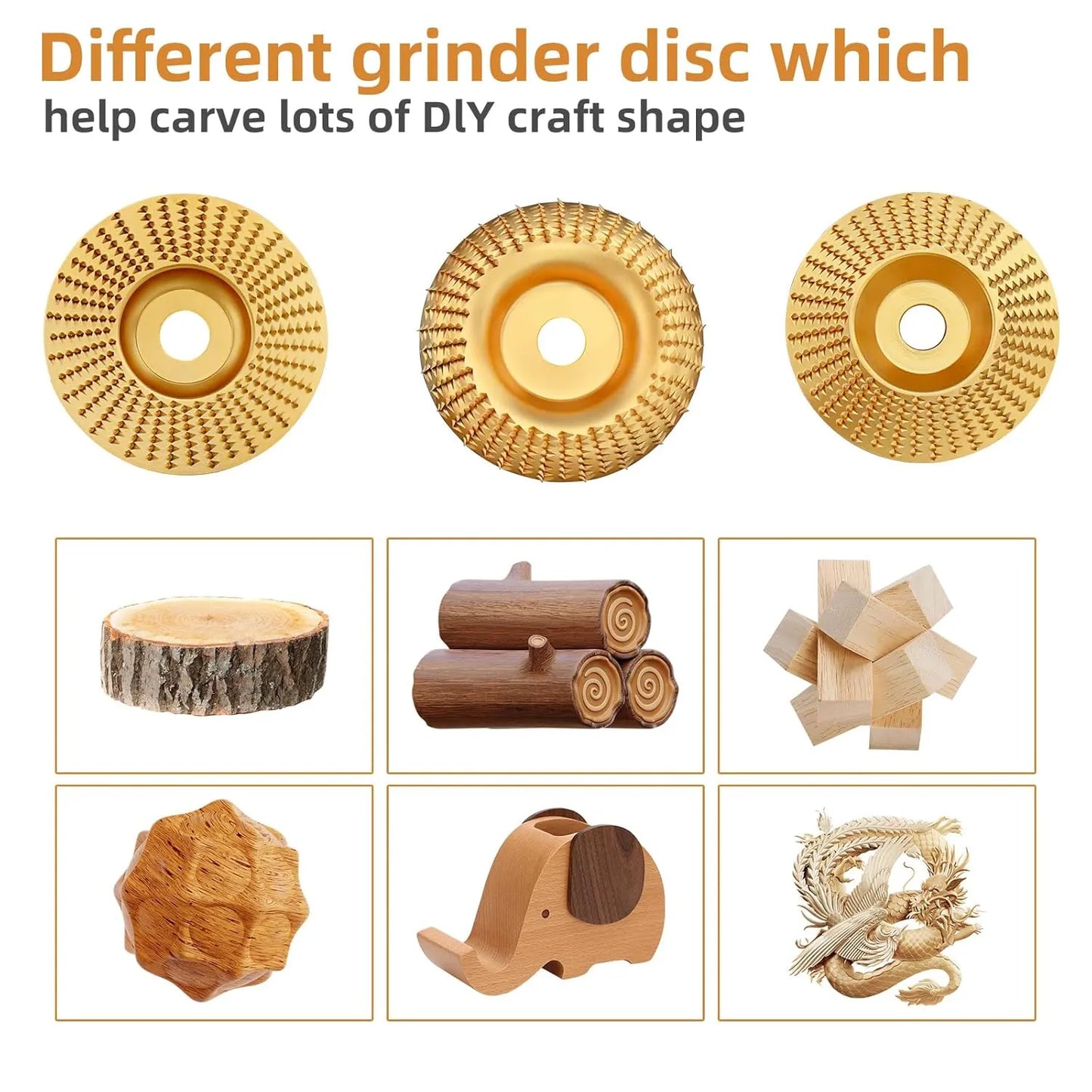 🎉🛠️3PCS Wood Carving Disc Set
