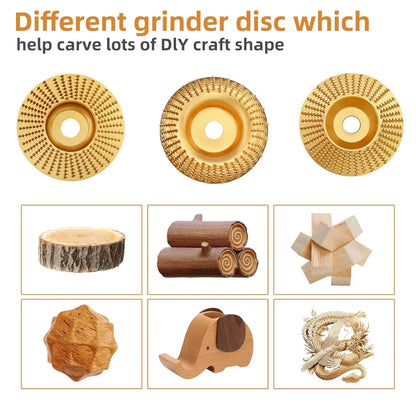 🎉🛠️3PCS Wood Carving Disc Set