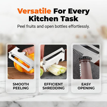 🔥Multifunctional Vegetable Shredder!!Scallion Shredder & Bottle opener Kitchen Tool