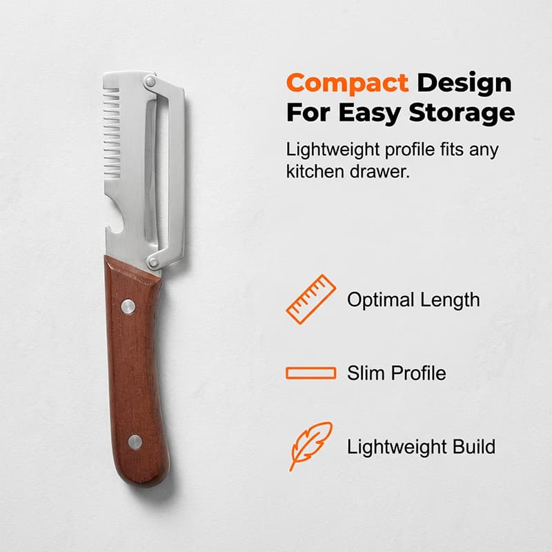 🔥Multifunctional Vegetable Shredder!!Scallion Shredder & Bottle opener Kitchen Tool