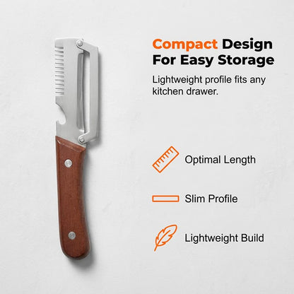 🔥Multifunctional Vegetable Shredder!!Scallion Shredder & Bottle opener Kitchen Tool