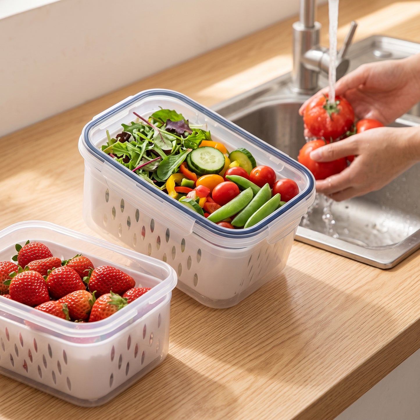 KEEP YOUR PRODUCE CRISP, DRY, AND FRESH
