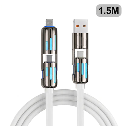 4-in-1 LED Light Up Charging Cable