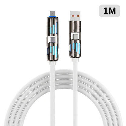 4-in-1 LED Light Up Charging Cable