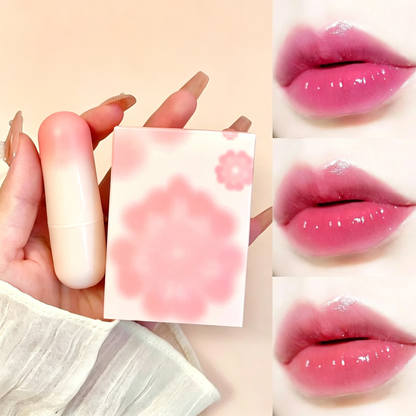 Clear jelly lipstick with color-changing properties