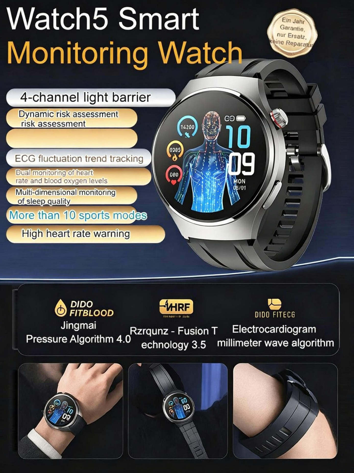 🔥2026 Newest❤️ Flagship Smartwatch for Health Protection🥰