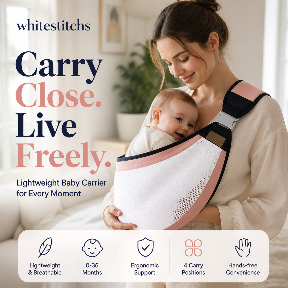 📢📢 50% OFF!! ⏰ Lightweight baby carrier