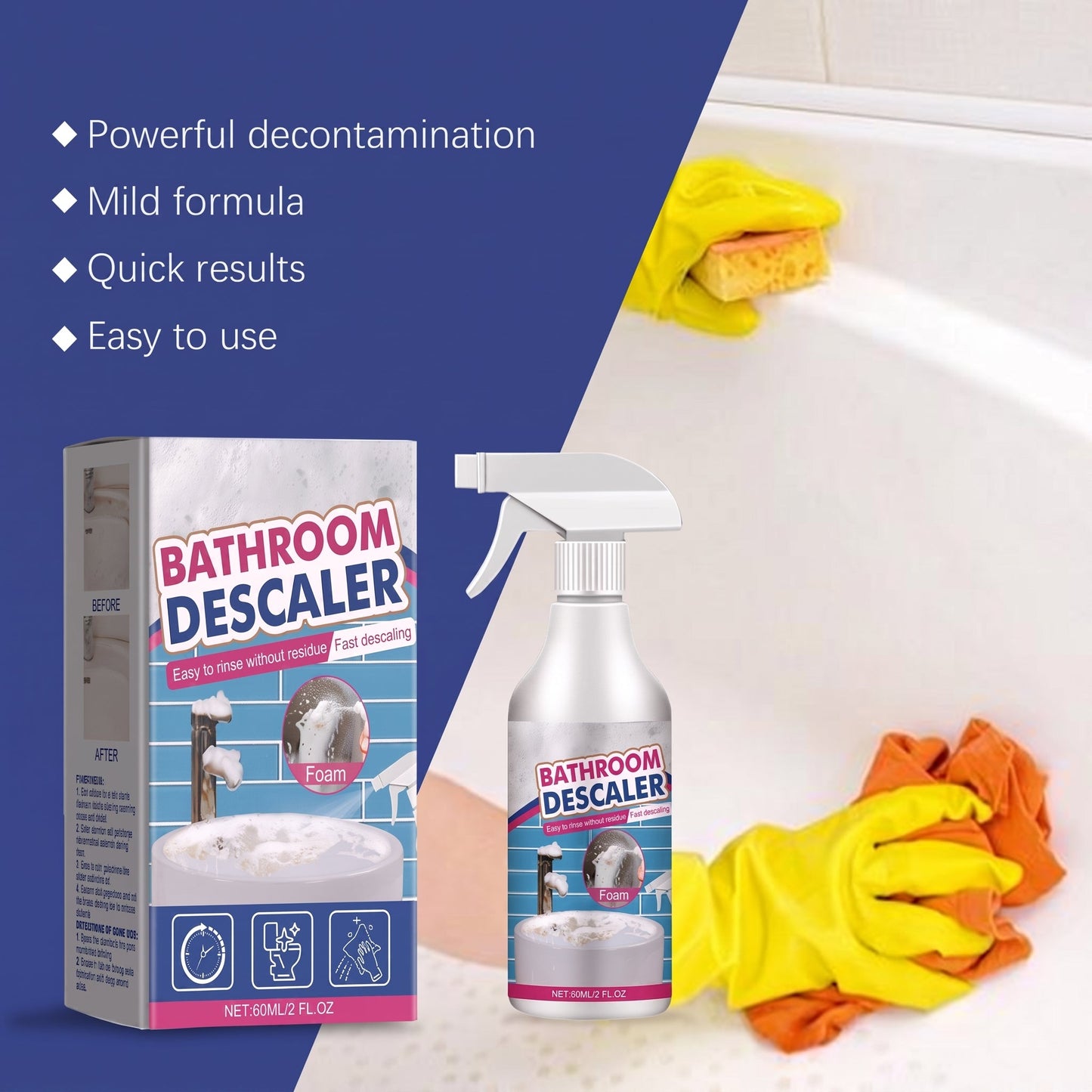 🔥Limited-time 50% off - Bathroom Cleaner