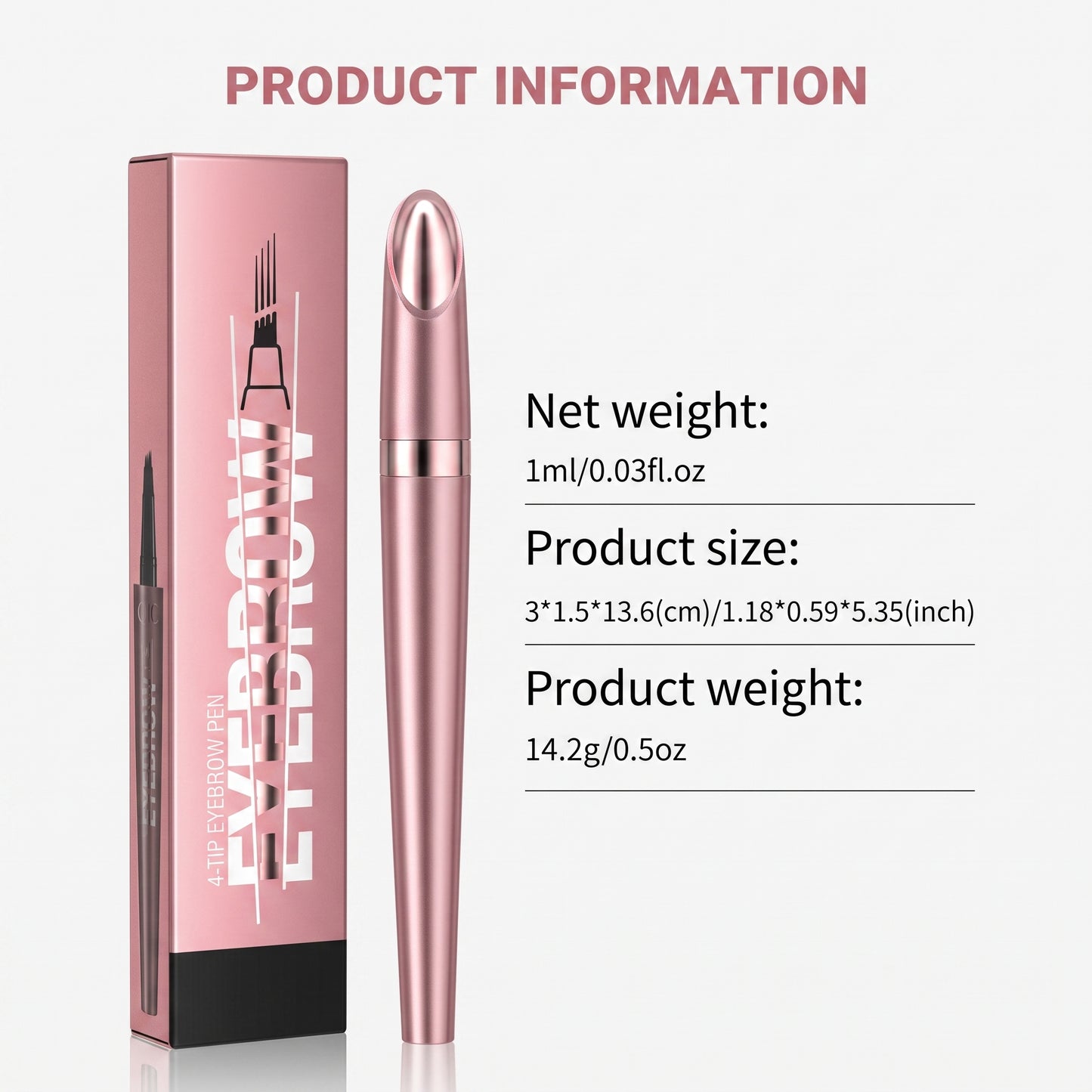 ✨Waterproof Micro-Fork Eyebrow Pencil, Long-Lasting Brow Pen