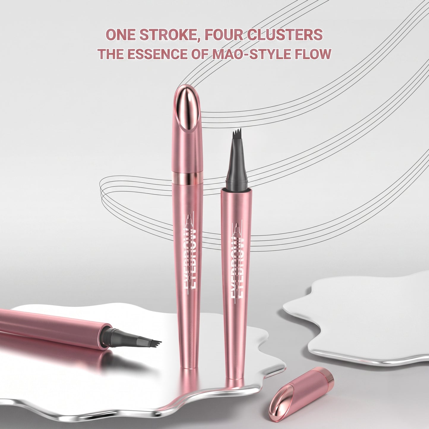 Four-Prong Eyebrow Pencil