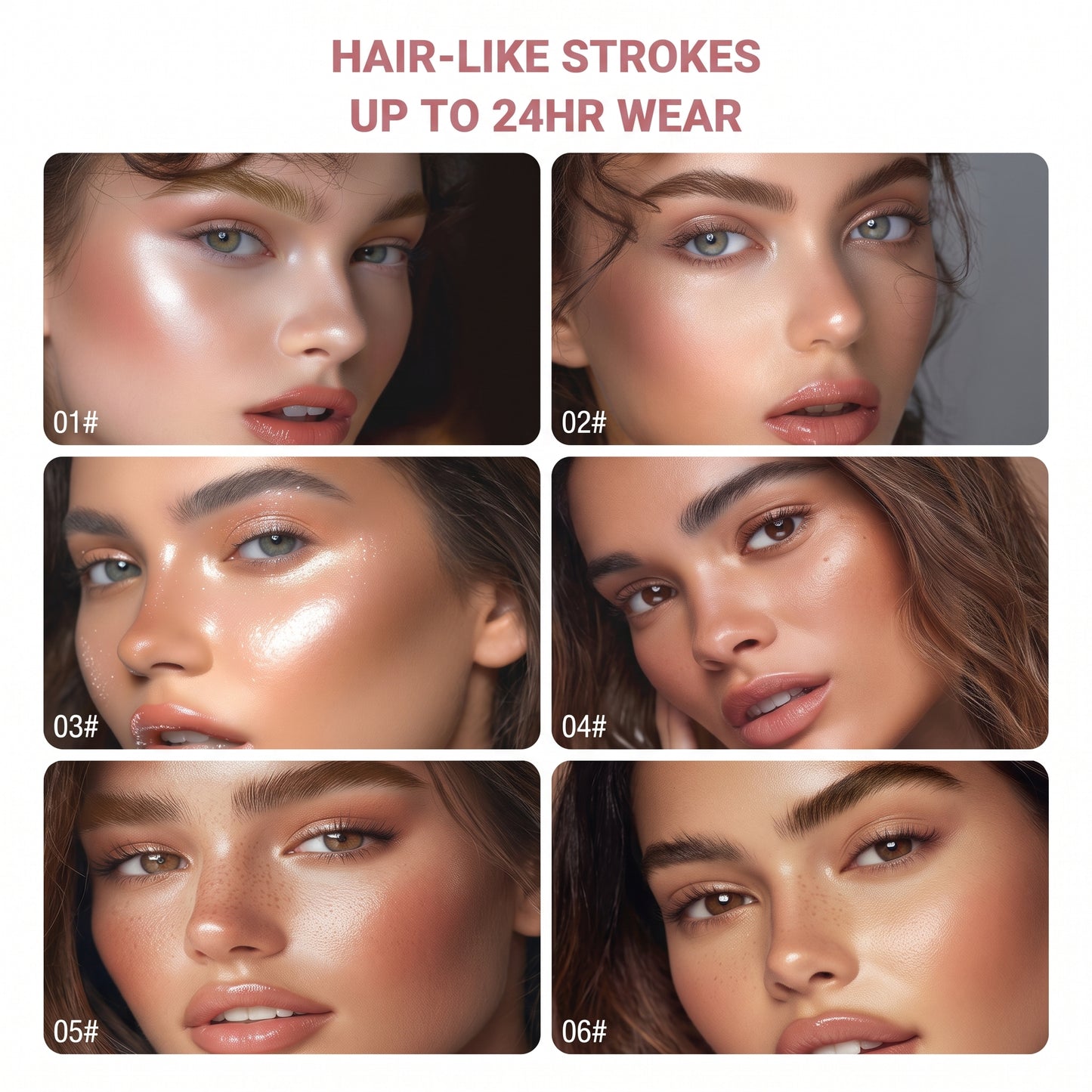 ✨Waterproof Micro-Fork Eyebrow Pencil, Long-Lasting Brow Pen