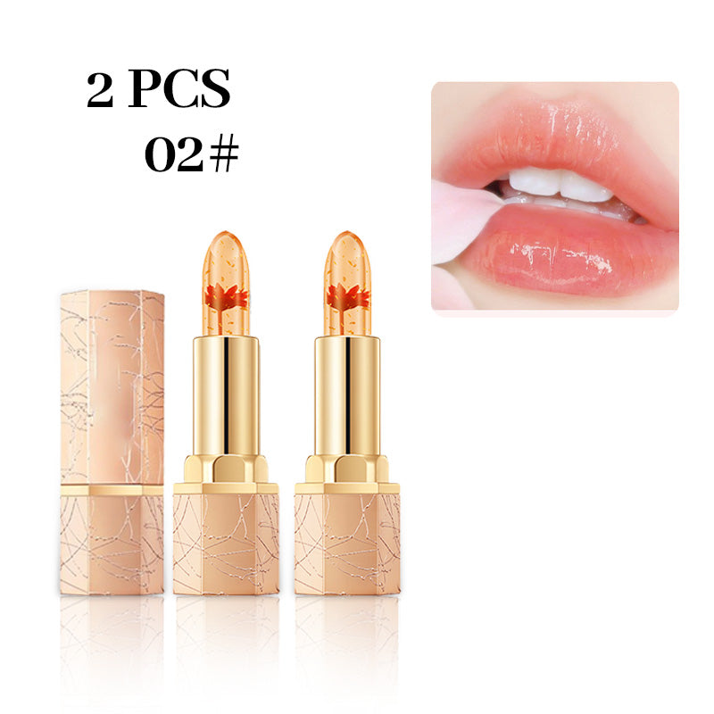 👄 Limited Time Half Price - Crystal Flower Thermostatic Color Changing Jelly Lipstick