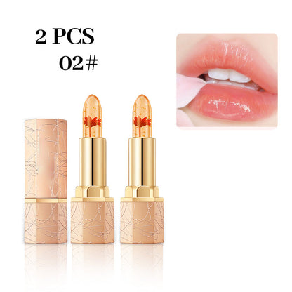👄 Limited Time Half Price - Crystal Flower Thermostatic Color Changing Jelly Lipstick