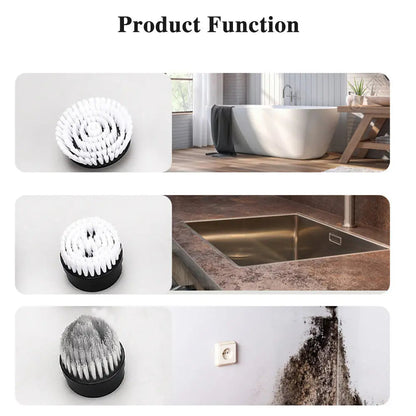 🔋 Electric Cleaning Brush – 7/9 Replaceable Heads & 2500mAh – Perfect for Bathroom, Kitchen & Tile – Waterproof & Effective 💧