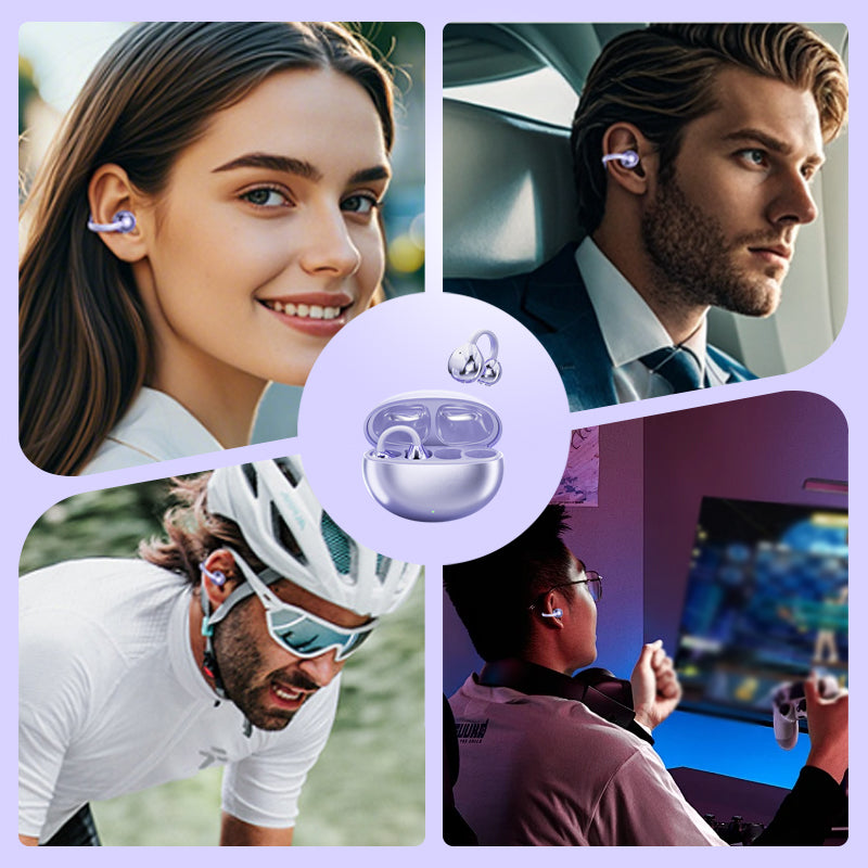 🎧 Uitverkoop 2026 — Meer dan 47.000 verkocht!🔥Bluetooth 5.4 clip-on open-ear oordopjes met ruisonderdrukking – AI-ruisonderdrukking 🎶
