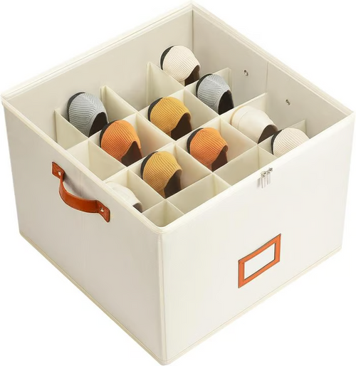 👟✨ 50% KORTING! Compacte Schoenenbox Voor 16 Paar – Stofvrij, Verstelbaar En Ruimtebesparend
