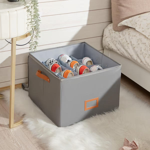👟✨ 50% KORTING! Compacte Schoenenbox Voor 16 Paar – Stofvrij, Verstelbaar En Ruimtebesparend
