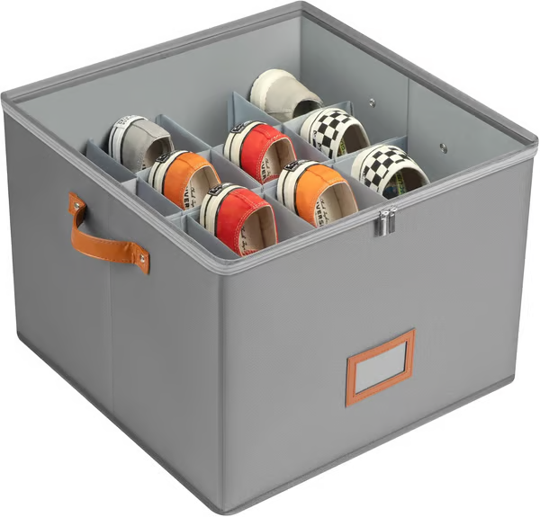 👟✨ 50% KORTING! Compacte Schoenenbox Voor 16 Paar – Stofvrij, Verstelbaar En Ruimtebesparend