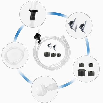 Dish Soap Dispenser for Kitchen Sink, Countertop Sink Soap Dispenser Water Pump with 39” No-Spill Extension Tube Kit Design for Kitchen Bathroom
