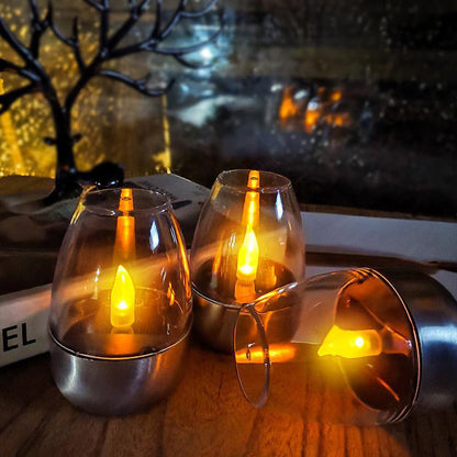 🕯️ COMPRA 2, OTTIENI 1 GRATIS! ☀️ 6 Candele Solari LED – Effetto Tremolante, IP65 & Sensore Crepuscolare per Giardino, Feste e Campeggio 🏕️