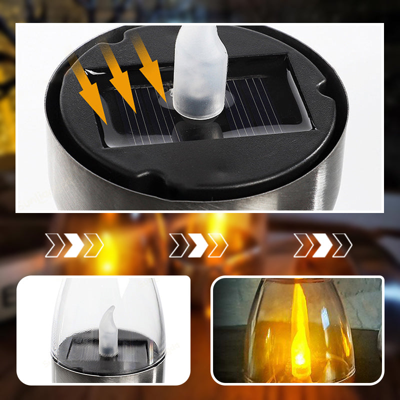 🕯️ COMPRA 2, OTTIENI 1 GRATIS! ☀️ 6 Candele Solari LED – Effetto Tremolante, IP65 & Sensore Crepuscolare per Giardino, Feste e Campeggio 🏕️