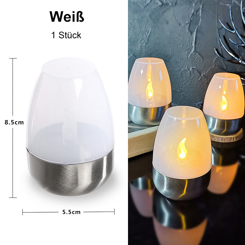 🕯️ COMPRA 2, OTTIENI 1 GRATIS! ☀️ 6 Candele Solari LED – Effetto Tremolante, IP65 & Sensore Crepuscolare per Giardino, Feste e Campeggio 🏕️