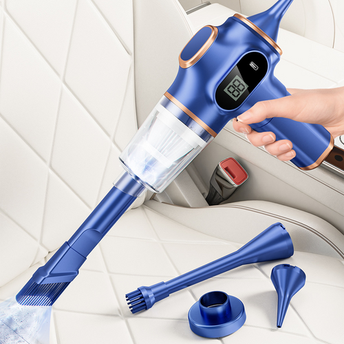 ⏳Time-Limited Special⏰4 in 1 High Power Cordless Car Vacuum Cleaner – Strong Suction, Long Battery Life & Versatile Attachments 🍃