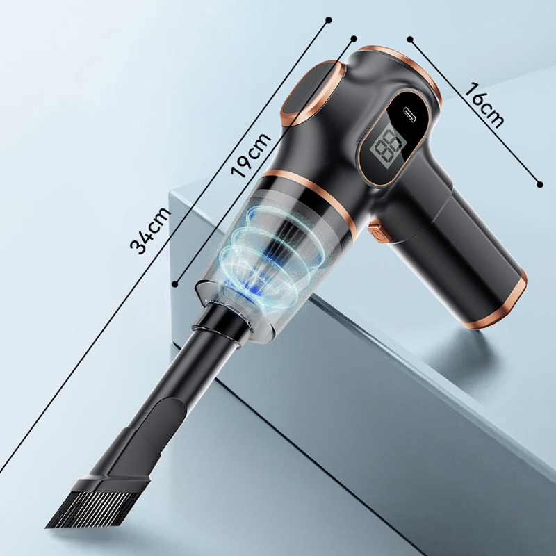 ⏳Time-Limited Special⏰4 in 1 High Power Cordless Car Vacuum Cleaner – Strong Suction, Long Battery Life & Versatile Attachments 🍃