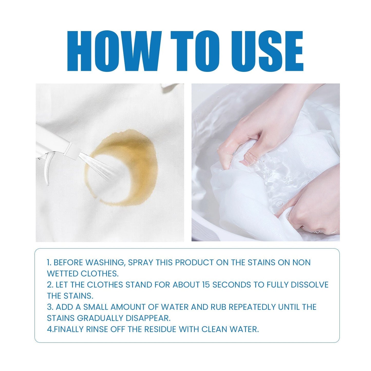 💘Valentine's Offer: 50% Off!🧺 Powerful Laundry Stain Remover – Fast & Gentle on Fabrics!