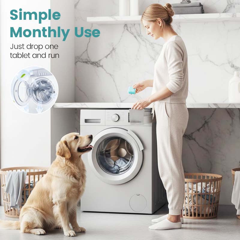 🔥Buy one get one free for a limited time🔥Deep Clean washing machine freshener tablets