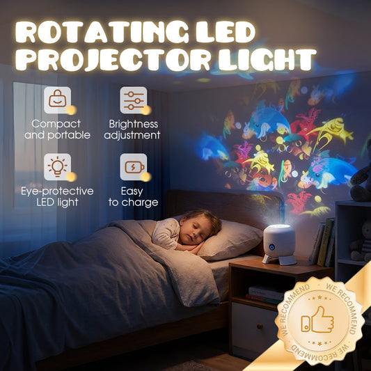 🔥LAST DAY 50% OFF🔥Dynamic Rotating LED Projector Light