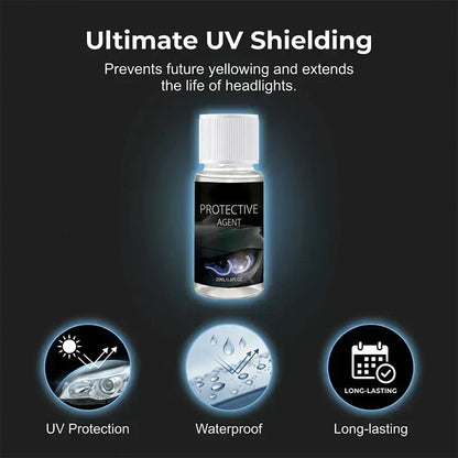 🚗 BUY 2, GET 1 FREE! 💡 Professional Car Headlight Restoration Kit – Eliminates Yellowing, Restores Clarity & Easy Application ✨