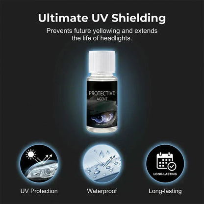 🏆LAST DAY SALE!!🚗 🔆Professional Car Headlight Restoration Kit – Removes yellowing & scratches, restores clarity & UV protection – easy DIY solution ✨