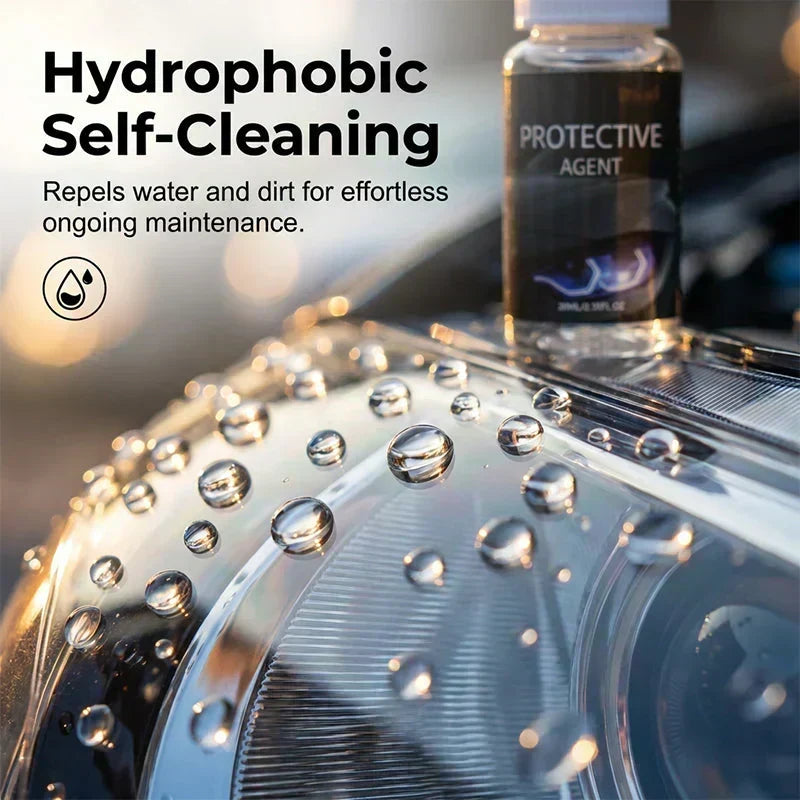 🚗 BUY 2, GET 1 FREE! 💡 Professional Car Headlight Restoration Kit – Eliminates Yellowing, Restores Clarity & Easy Application ✨