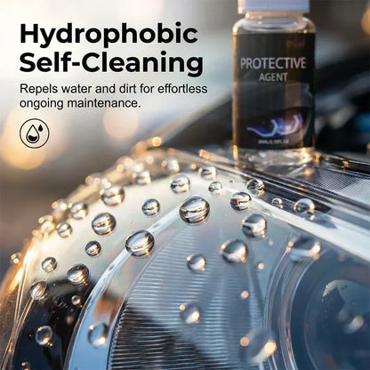 🚗 BUY 2, GET 1 FREE! 💡 Professional Car Headlight Restoration Kit – Eliminates Yellowing, Restores Clarity & Easy Application ✨